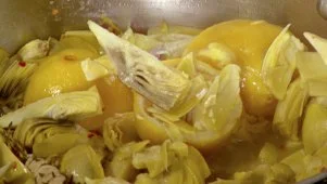 Braised Baby Artichokes