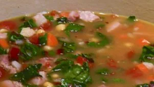 Chickpea, Ham and Chard Soup
