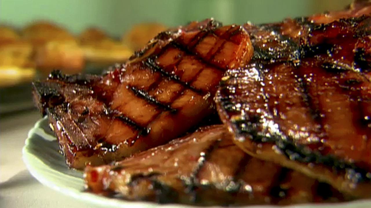 Grilled Smoked Pork Chops