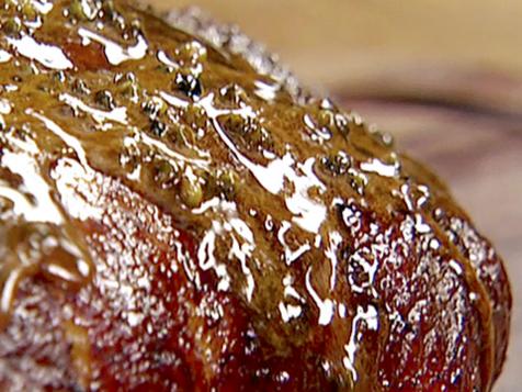 Duck in Green Peppercorn Glaze