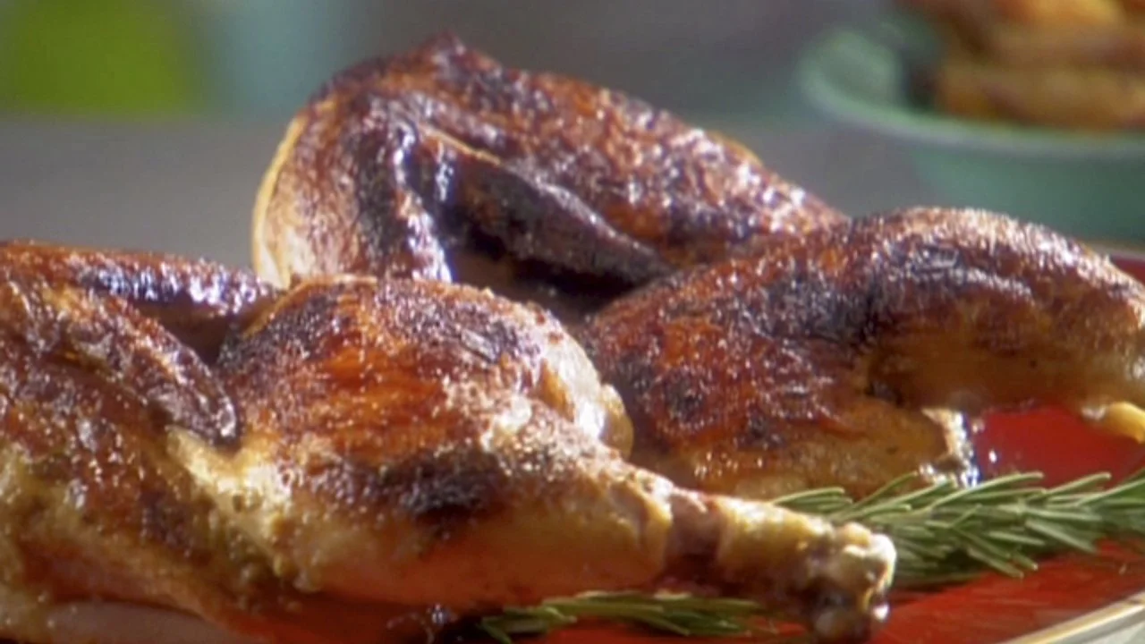 Roasted Halved Chicken