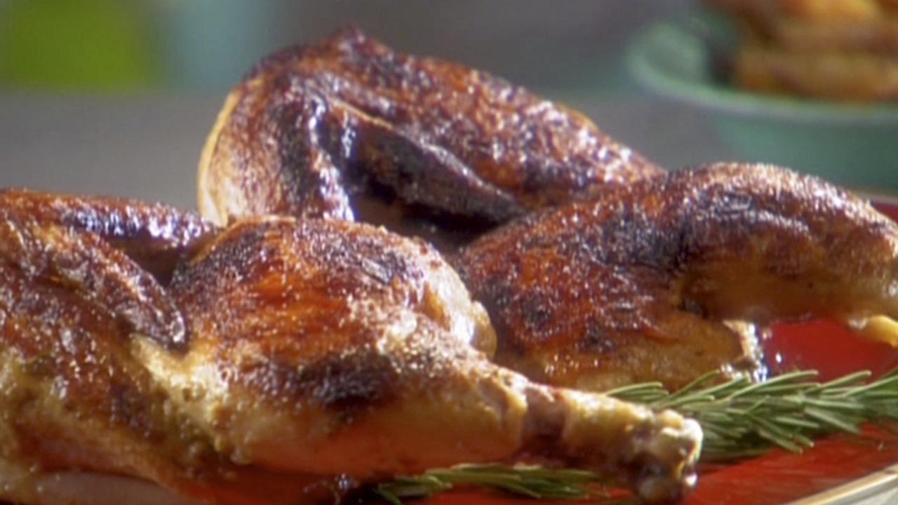 Roasted Halved Chicken