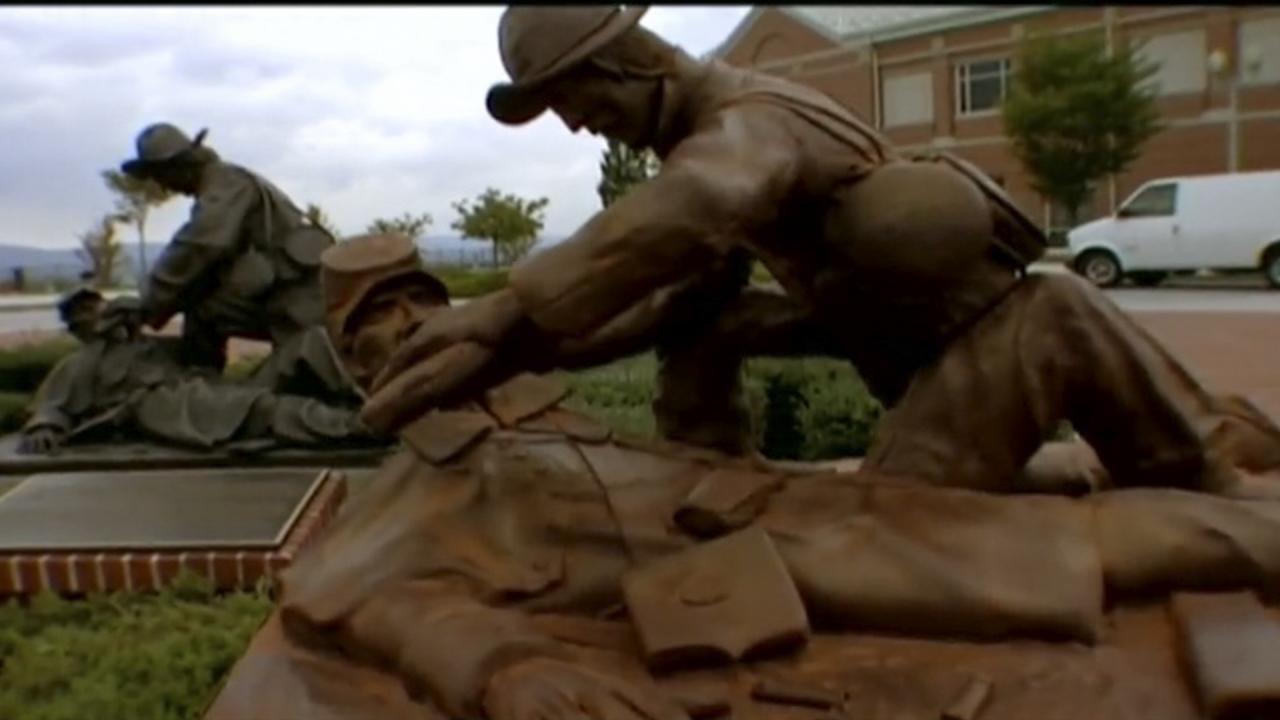 Civil War Statue Cake