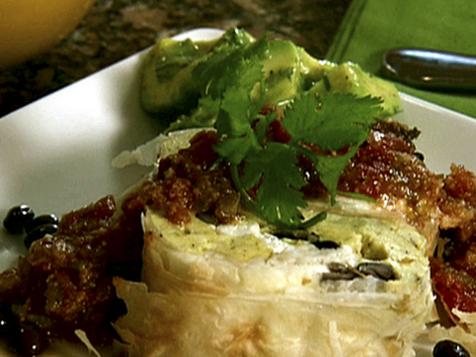 Huevos Rancheros in Phyllo