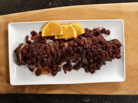 Duck Breast with Cherries