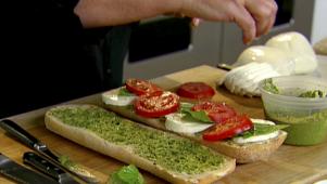 Tomato and Mozzarella Sandwich