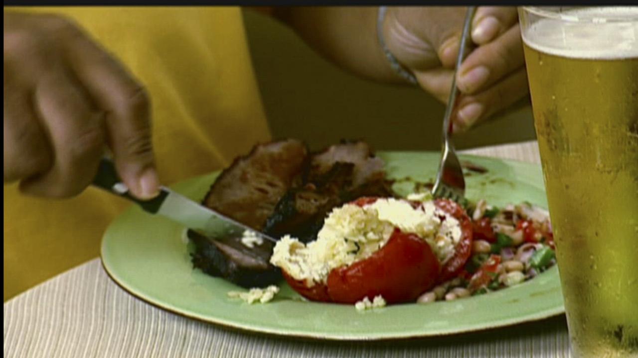 Grilled Stuffed Tomatoes