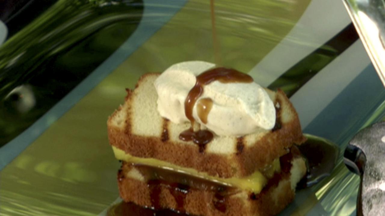 Grilled Pineapple & Pound Cake