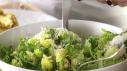 Brussels Sprout-Leaf Salad