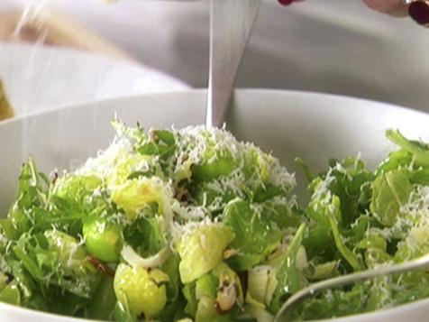 Brussels Sprout-Leaf Salad
