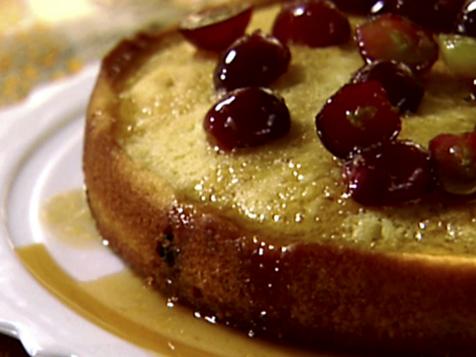 Warm Olive Oil Grape Cake