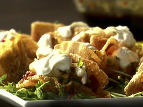 Johnny Garlic's Ahi Won Tacos
