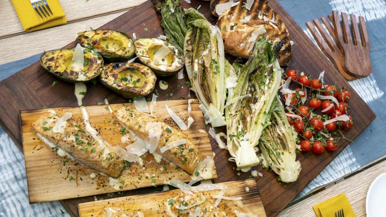 Salmon Caesar Salad
