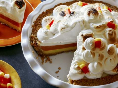 Layered Candy Corn Pie