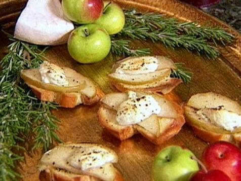Brandy Apples with Goat Cheese
