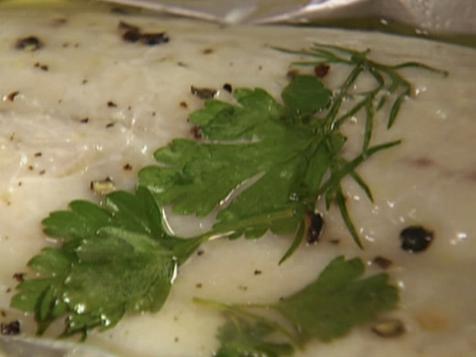 Papillote of Striped Bass