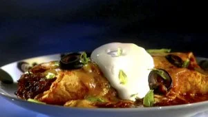 Guy's Holla Beef Enchiladas