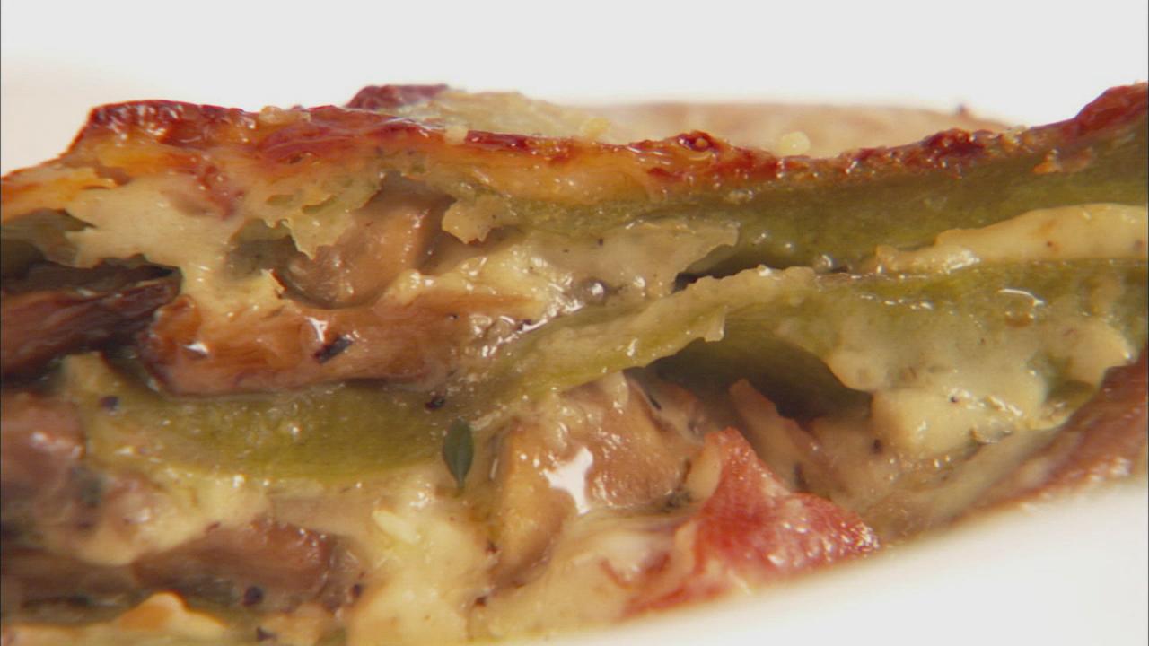 Meaty Mushroom Lasagna