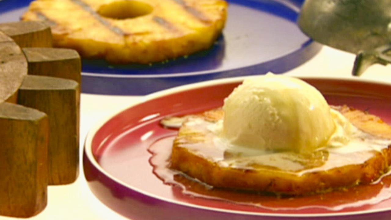 Honey-Glazed Grilled Pineapple
