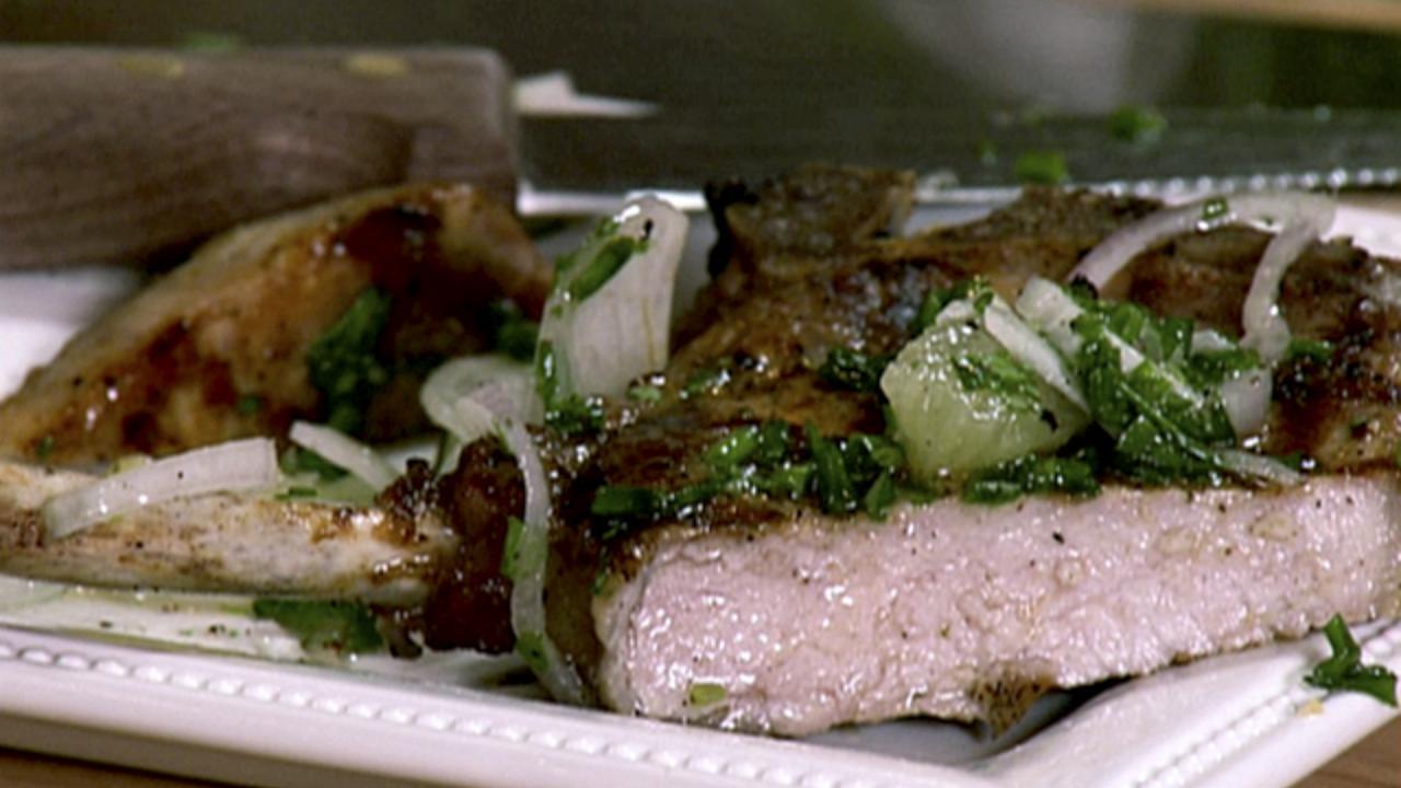 Pork Chops With Lemon Chutney