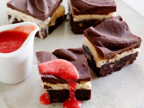 Frozen Brownie Sundaes