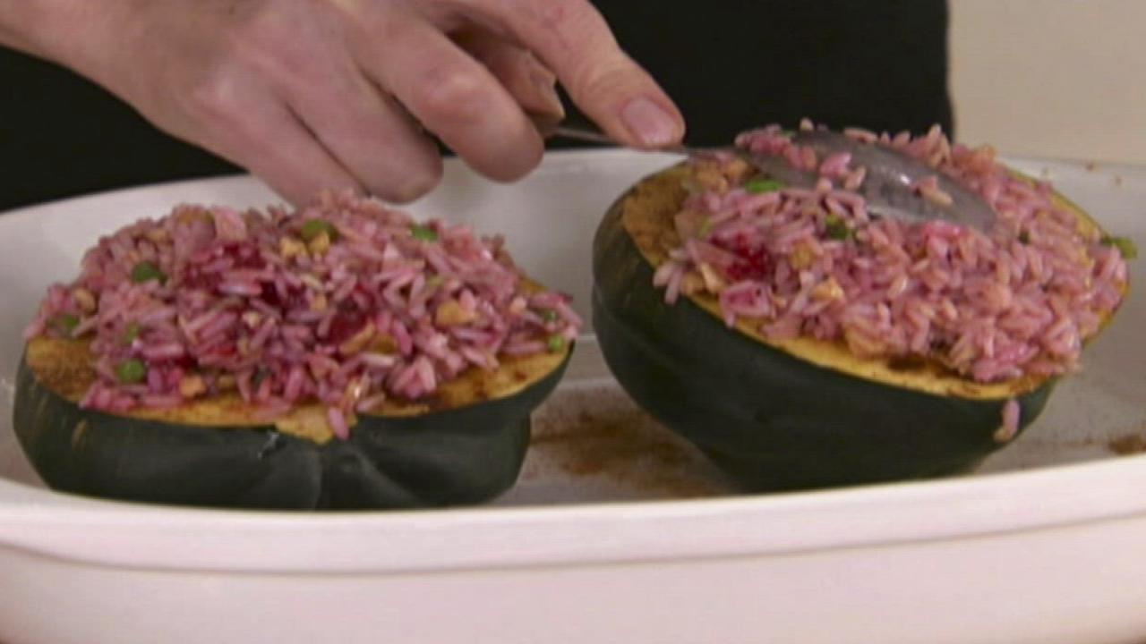 Squash With Raspberry Stuffing