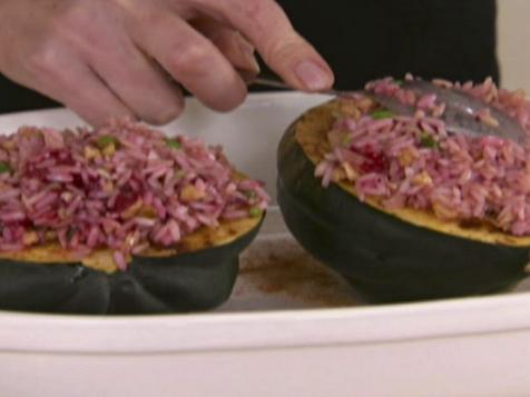 Squash With Raspberry Stuffing