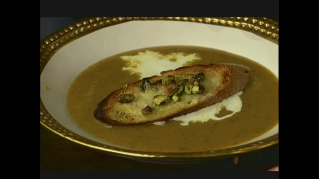Smashing Acorn Squash Soup