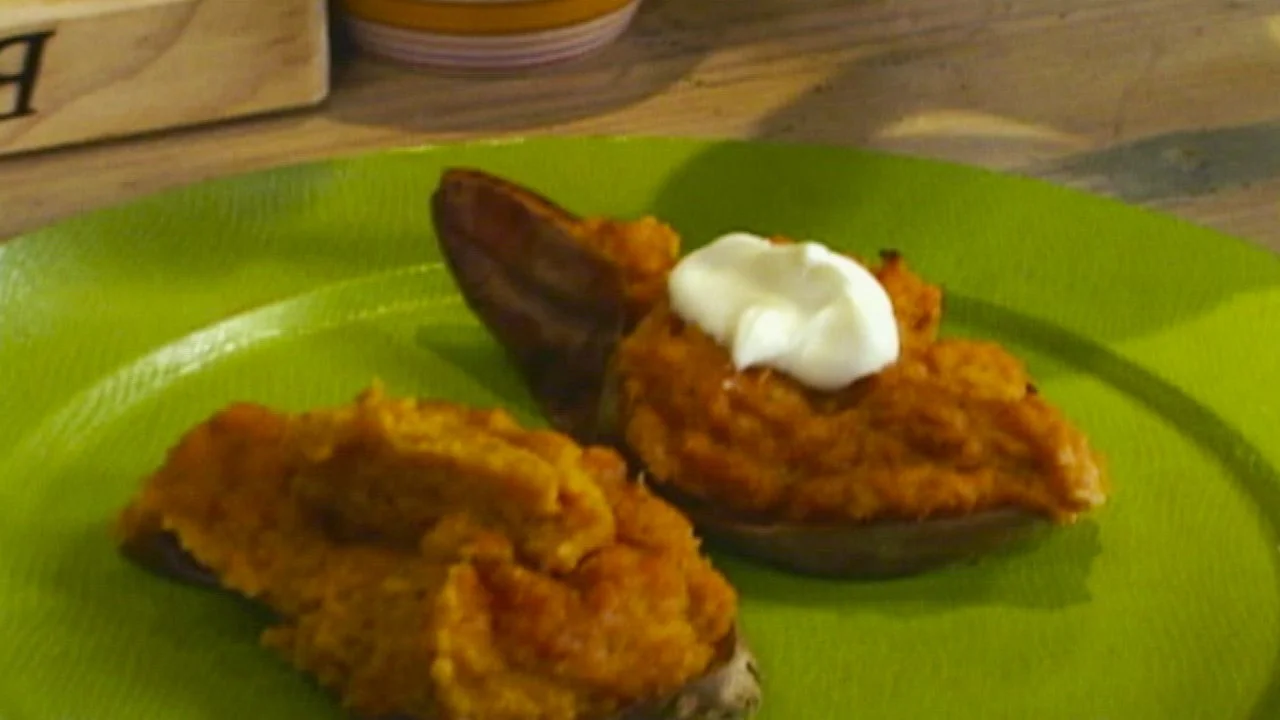 Twice-Baked Sweet Potatoes