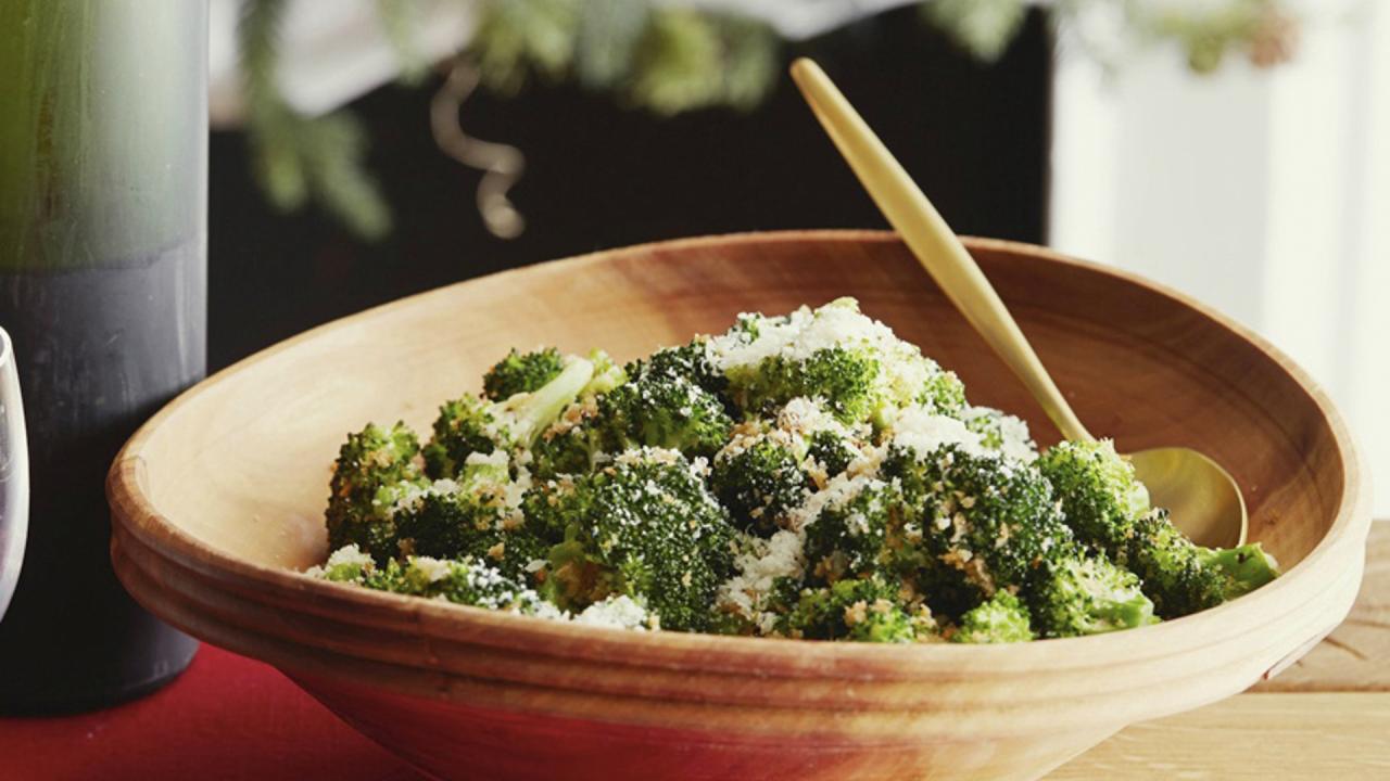 Alton's Oven-Roasted Broccoli
