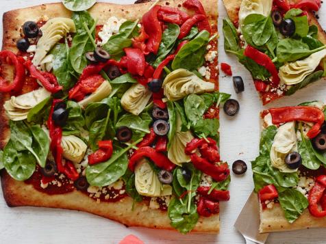 Goat Cheese and Veggie Pizza