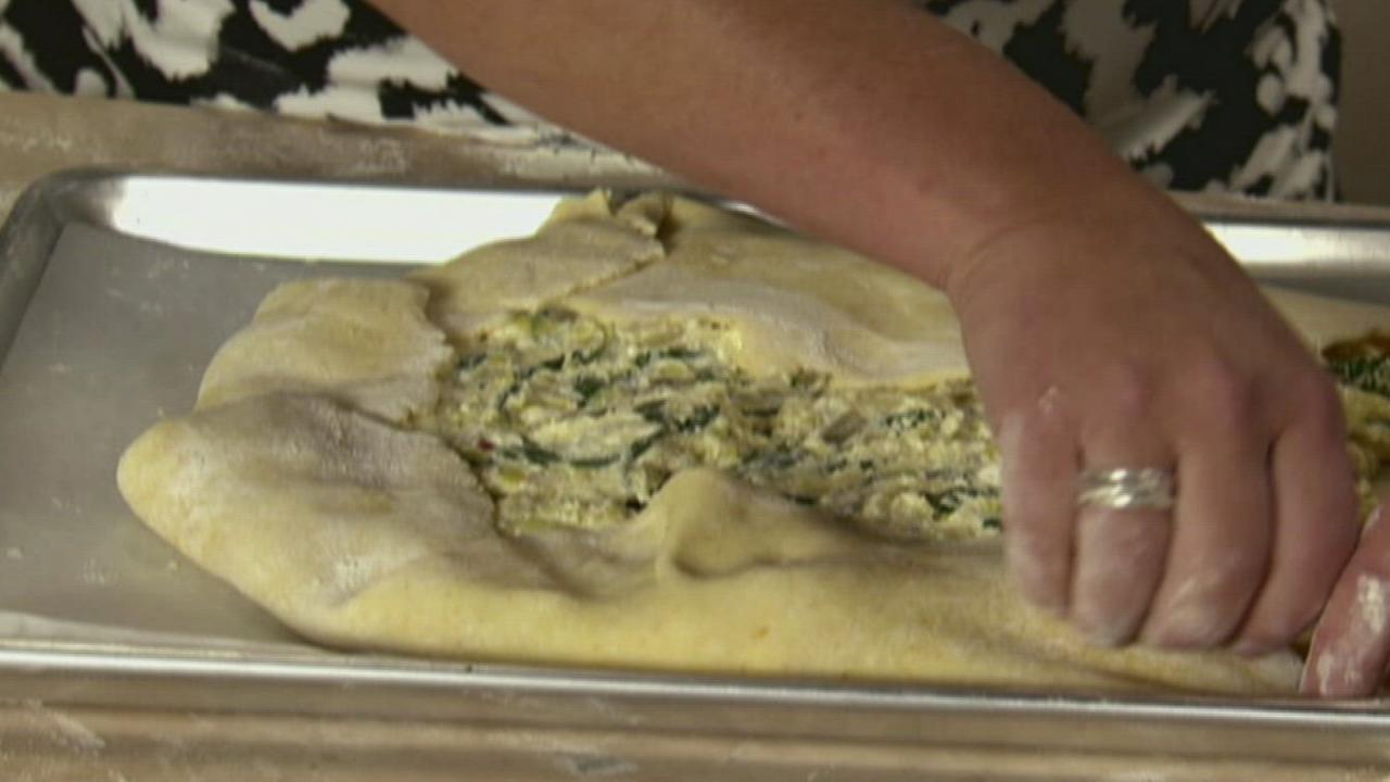 Swiss Chard and Leek Crostata