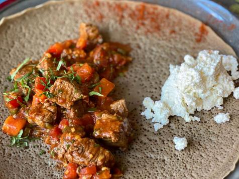 Injera with Tibs