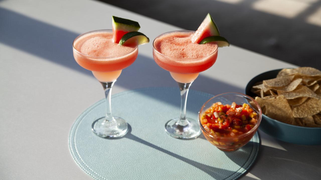 Cointreau Frosty Watermelon Margaritas