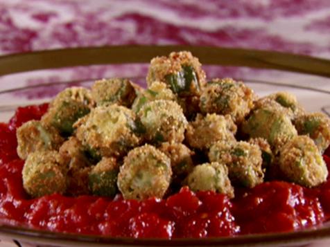 Fried Okra With Tomatoes