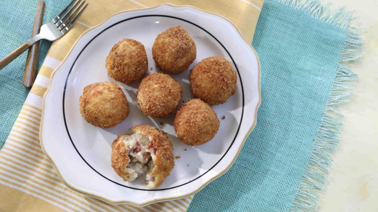Cheesy Country Ham Grit Balls