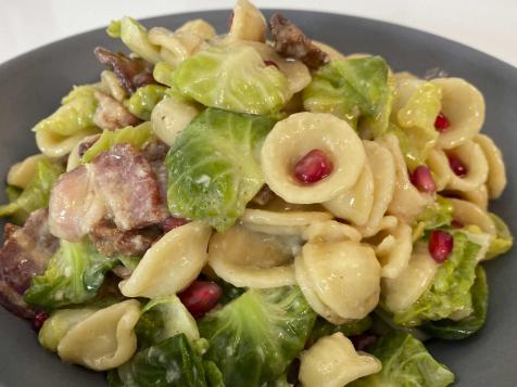 Bacon and Sprout Orecchiette