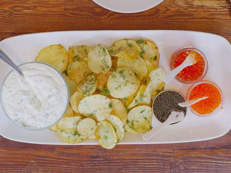 Caviar and Potato Chips