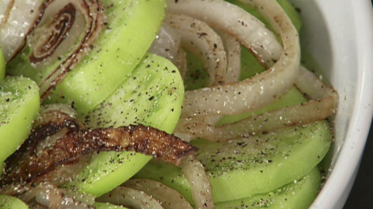 Green Tomato & Vidalia Gratin
