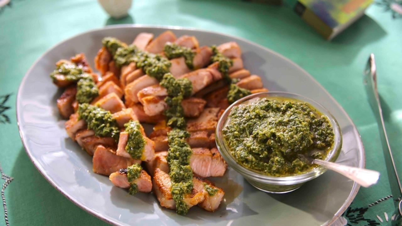 Pork Chops with Salsa Verde