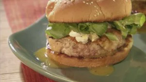 Goat Cheese Turkey Burger