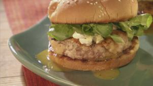 Goat Cheese Turkey Burger