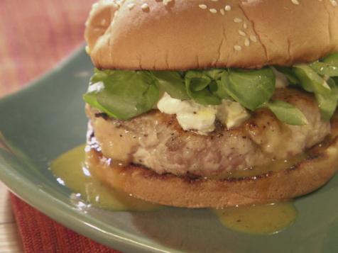 Goat Cheese Turkey Burger