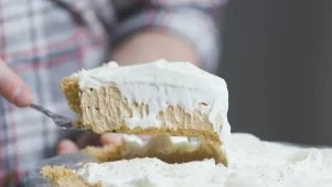 No-Bake Eggnog Cream Pie