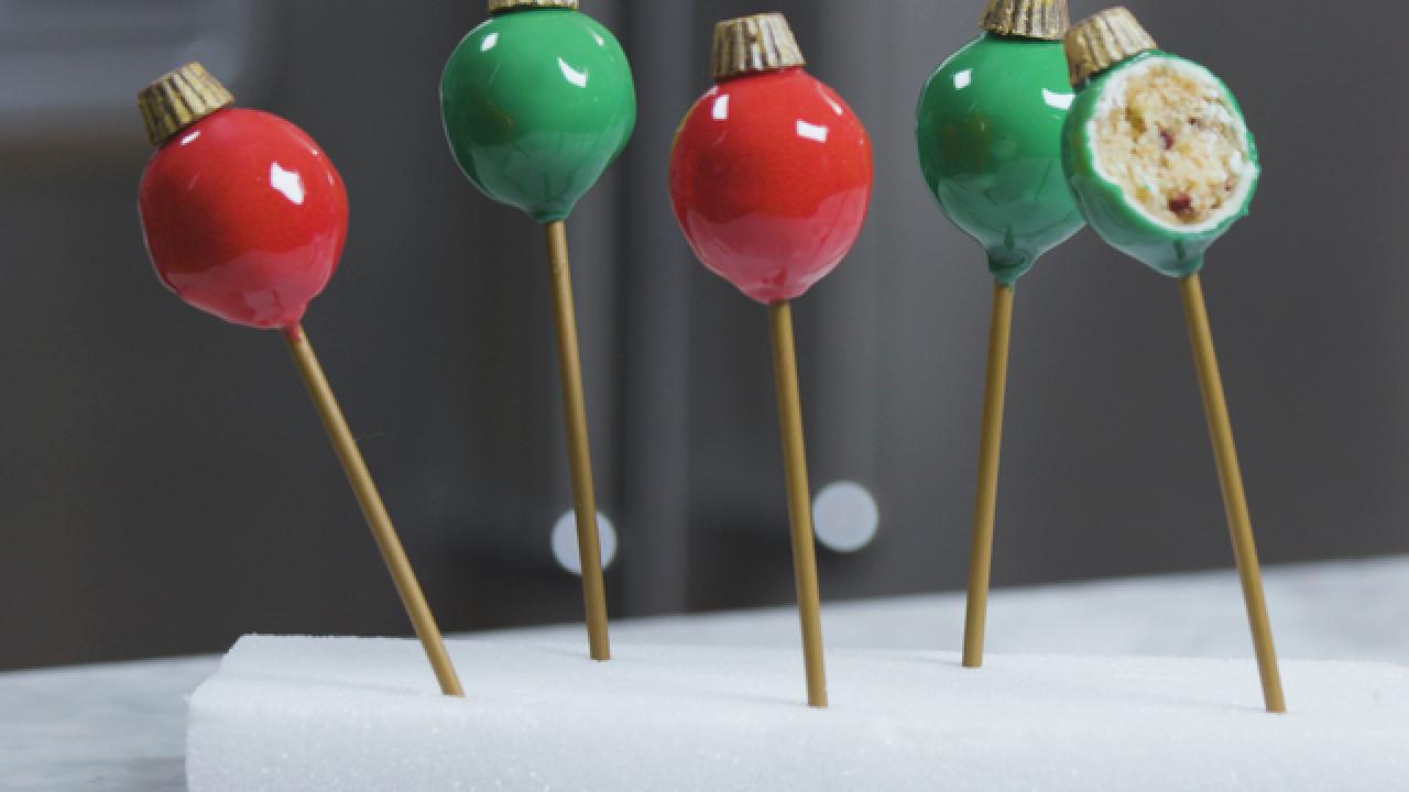 Holiday Ornament Cake Pops
