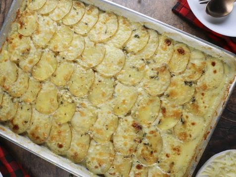 All-Crust Sheet-Pan Scalloped Potatoes