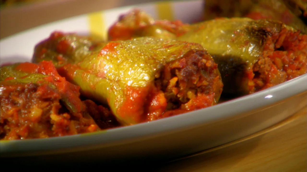 Beef-Stuffed Cubanelle Peppers