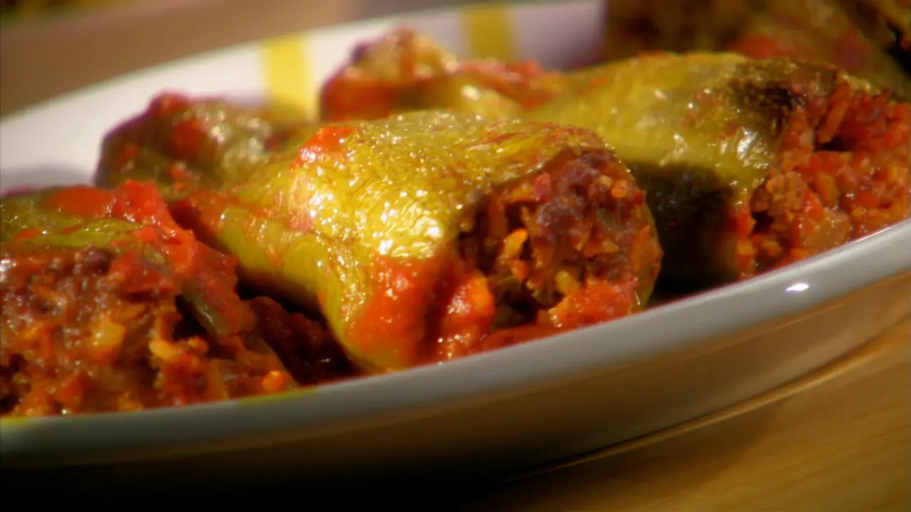 Beef-Stuffed Cubanelle Peppers