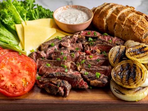 Steak Sandwich Salad Board