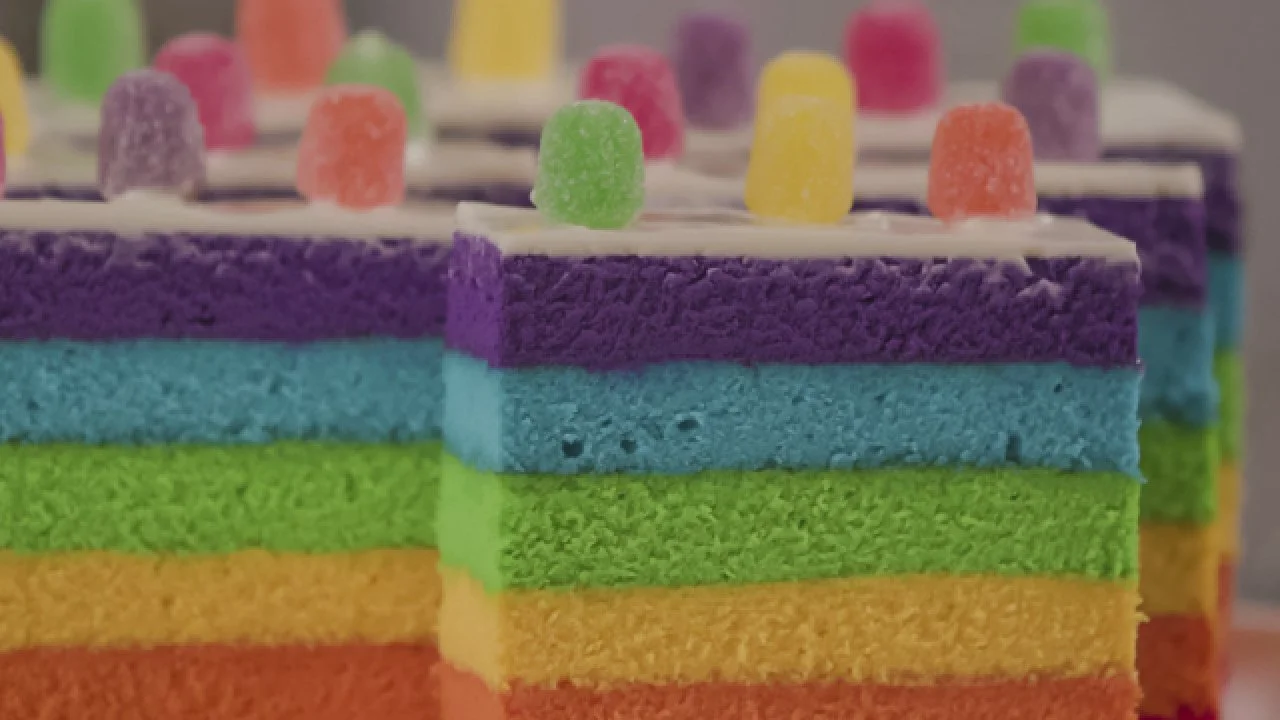 Rainbow Cookies Cake